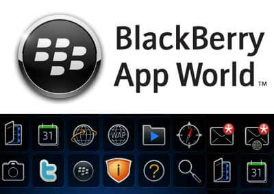 Daftar Aplikasi BlackBerry App World Logo