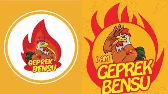 Perbandingan Logo I Am Geprek Bensu dan Ayam Geprek Bensu