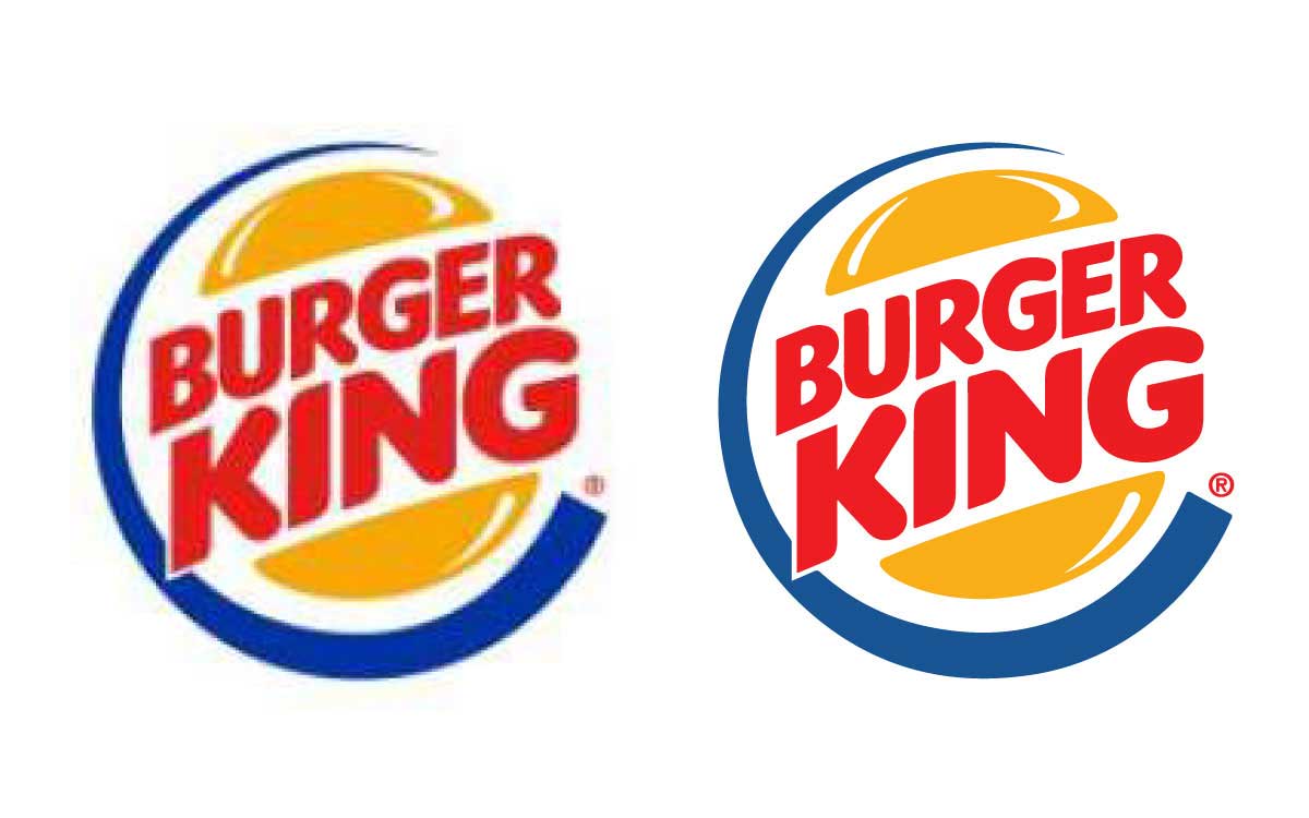 Perbandingan Logo Burger King Memakai Vektor vs Raster Gambar Vektor dan Raster: Perbedaan Format dan Contohnya Dalam Desain Logo