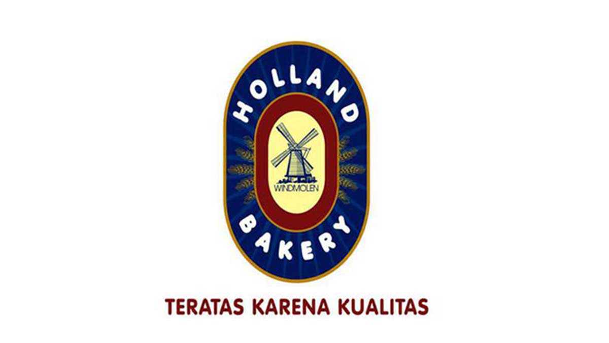 Logo Holland Bakery Lama Dengan Warna Biru Perubahan dan Arti Logo Holland Bakery